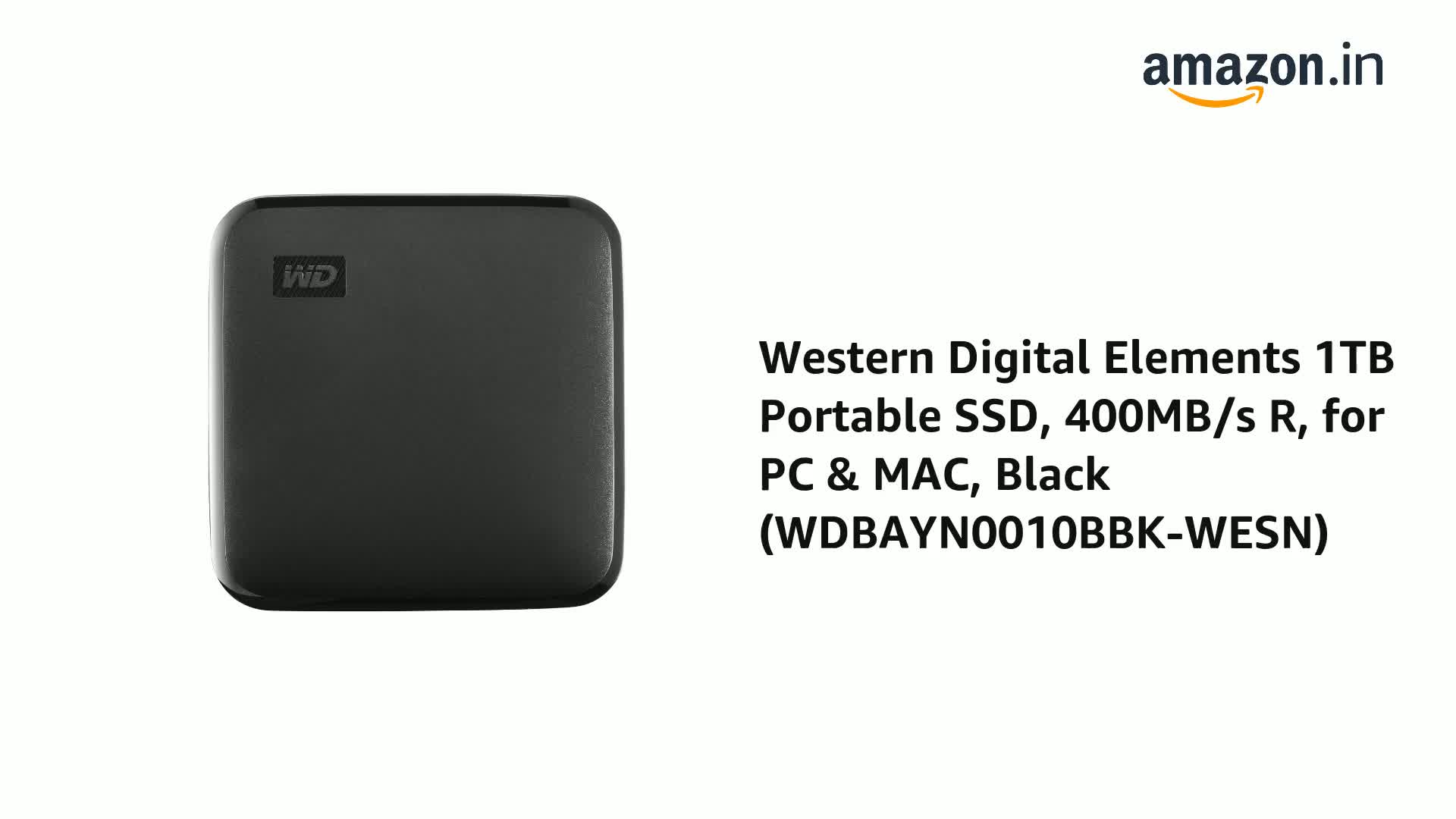 Western Digital WD Elements Portable SSD 1TB